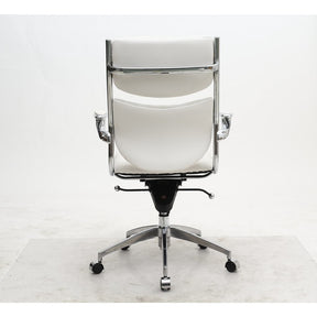 Manhattan Comfort Ergonomic High Back Verdi Office Chair in White