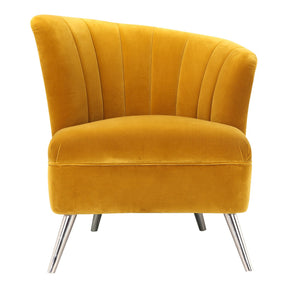 Moe's Home Collection Layan Accent Chair Right Yellow - ME-1042-09 - Moe's Home Collection - lounge chairs - Minimal And Modern - 1
