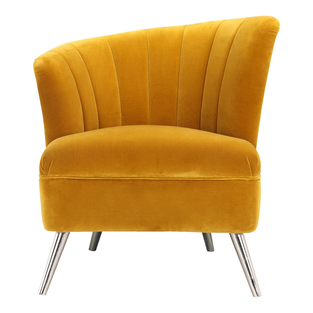 Moe's Home Collection Layan Accent Chair Left Yellow - ME-1043-09 - Moe's Home Collection - lounge chairs - Minimal And Modern - 1