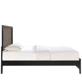 Modway Furniture Modern Madison King Walnut Bed Frame MOD-5219-WAL-SET-Minimal & Modern