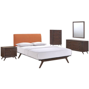 Modway Furniture Modern Tracy 5 Piece Queen Bedroom Set - MOD-5340
