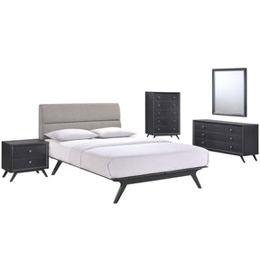 Modway Furniture Modern Addison 5 Piece Queen Bedroom Set - MOD-5341