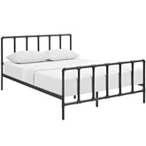 Modway Furniture Modern Dower Queen Stainless Steel Bed - MOD-5437