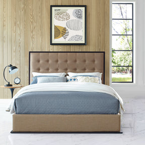Modway Furniture Modern Madeline Queen Upholstered Bed Frame - MOD-5499-Minimal & Modern