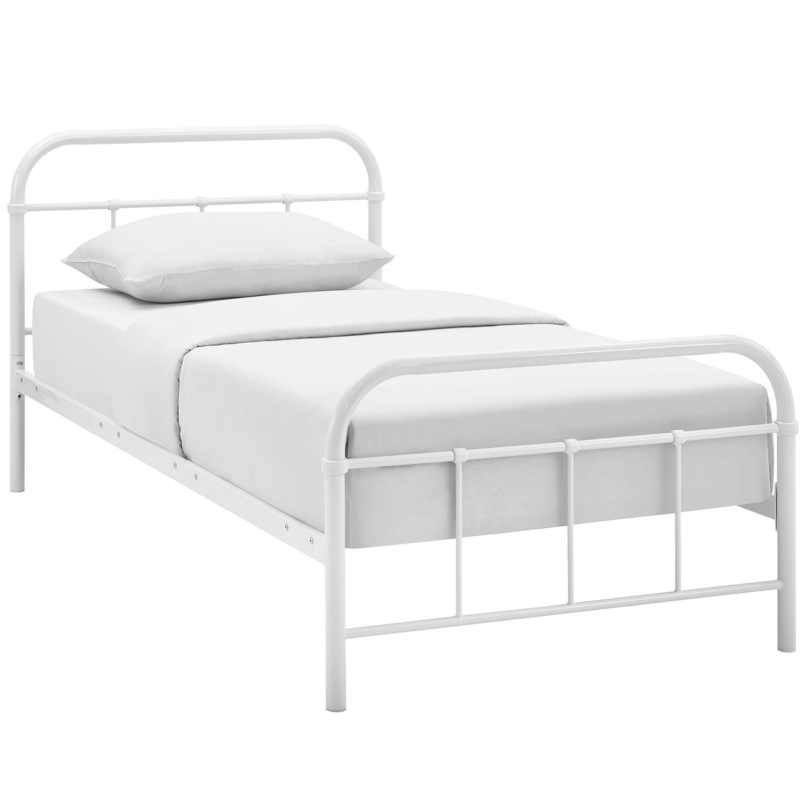 Modway Furniture Modern Maisie Twin Stainless Steel Bed Frame - MOD-5531-Minimal & Modern