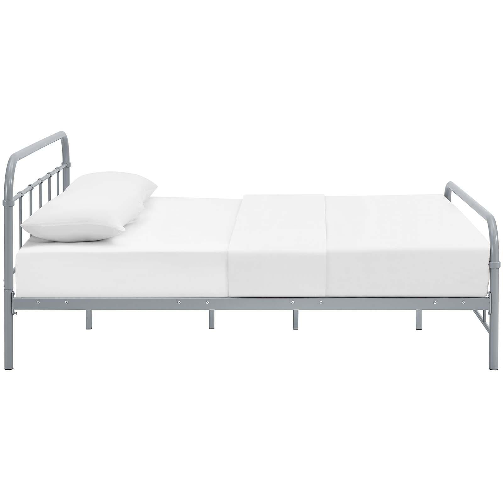 Modway Furniture Modern Maisie Queen Stainless Steel Bed Frame - MOD-5533