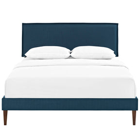 Modway Furniture Modern Camille Full Fabric Platform Bed with Squared Tapered Legs - MOD-5631-Minimal & Modern