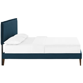 Modway Furniture Modern Camille Queen Fabric Platform Bed with Squared Tapered Legs - MOD-5634-Minimal & Modern