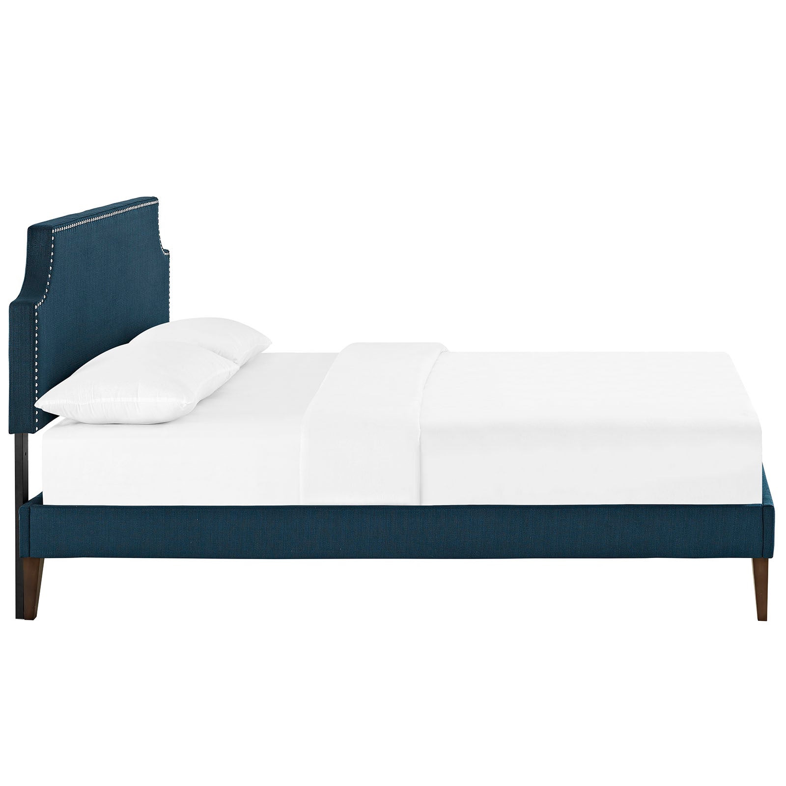 Modway Furniture Modern Laura Queen Fabric Platform Bed with Squared Tapered Legs - MOD-5681-Minimal & Modern