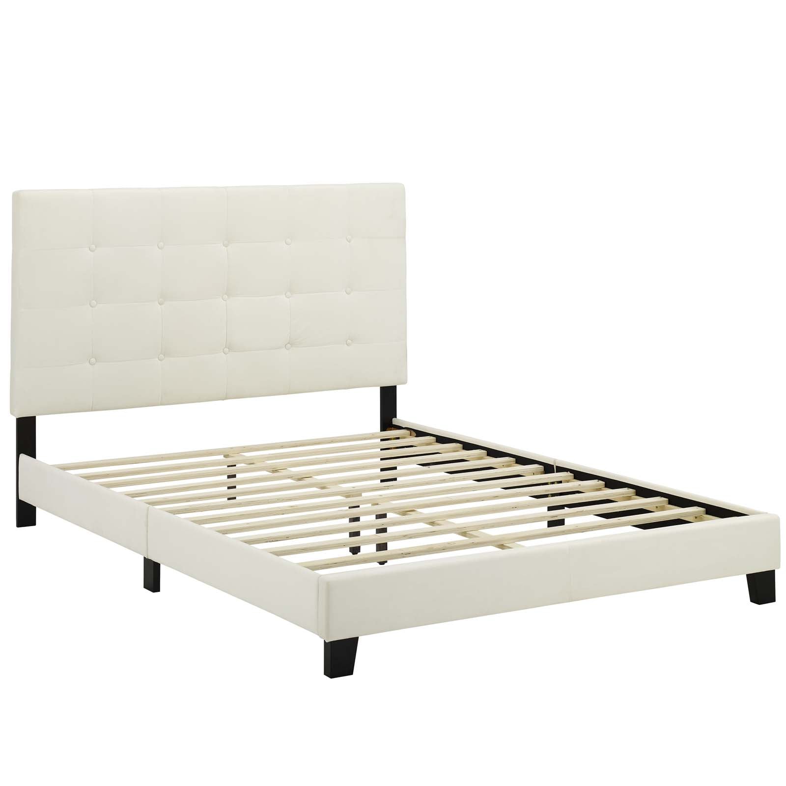 Modway Furniture Modern Melanie Twin Tufted Button Upholstered Performance Velvet Platform Bed - MOD-5805