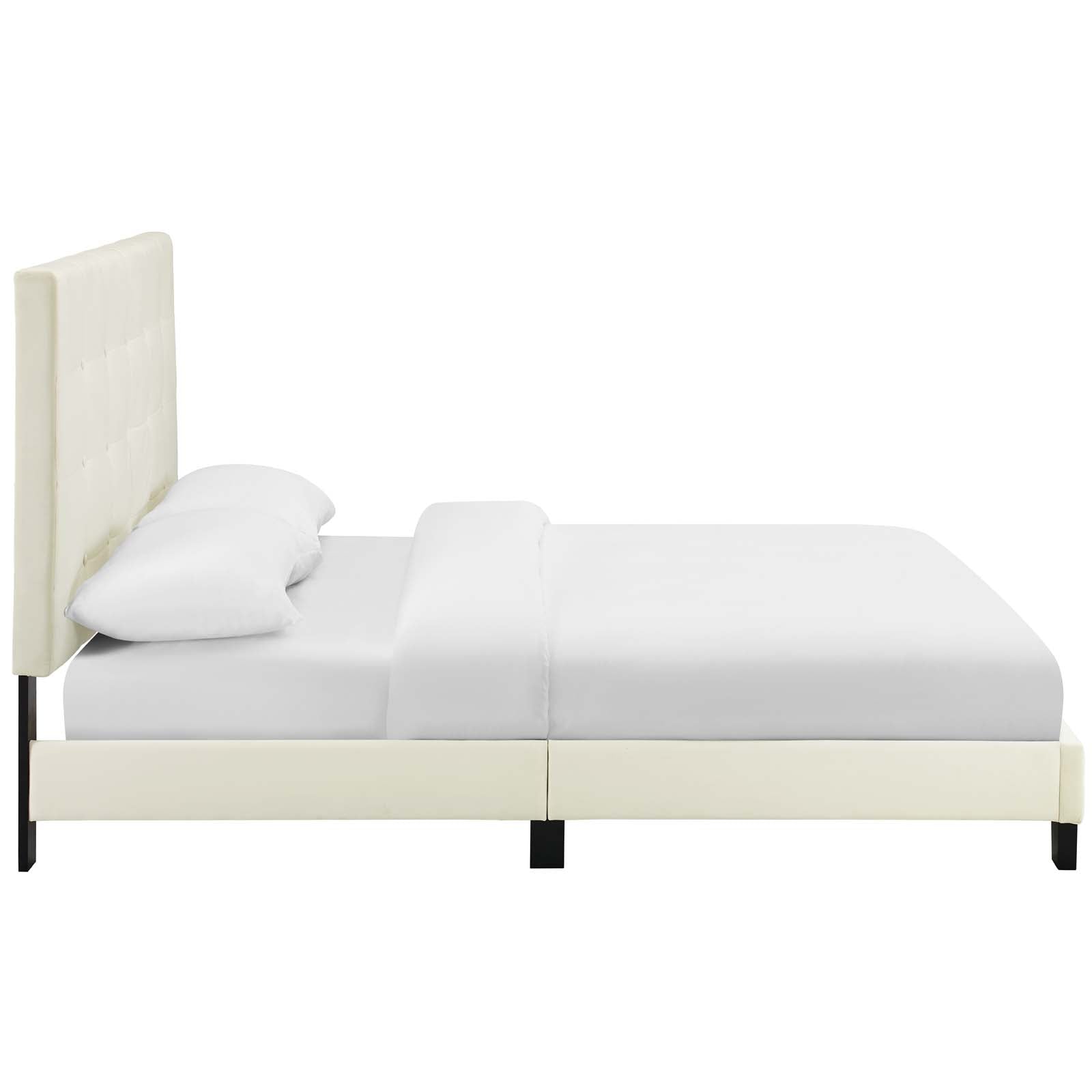 Modway Furniture Modern Melanie Full Tufted Button Upholstered Performance Velvet Platform Bed - MOD-5819