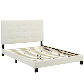 Modway Furniture Modern Melanie King Tufted Button Upholstered Performance Velvet Platform Bed - MOD-5823