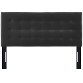 Modway Furniture Modern Paisley Tufted Full / Queen Upholstered Faux Leather Headboard - MOD-5854