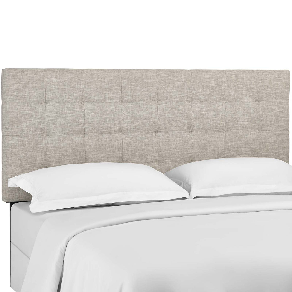 Modway Furniture Modern Paisley Tufted King and California King Upholstered Linen Fabric Headboard - MOD-5855
