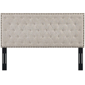 Modway Furniture Modern Helena Tufted King and California King Upholstered Linen Fabric Headboard - MOD-5861