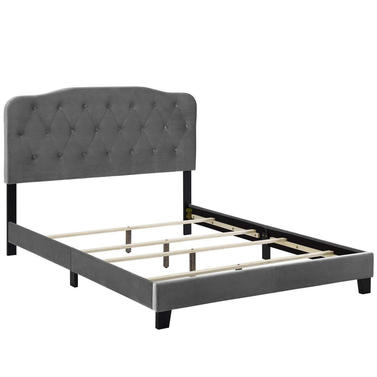 Modway Furniture Modern Amelia King Performance Velvet Bed - MOD-5865