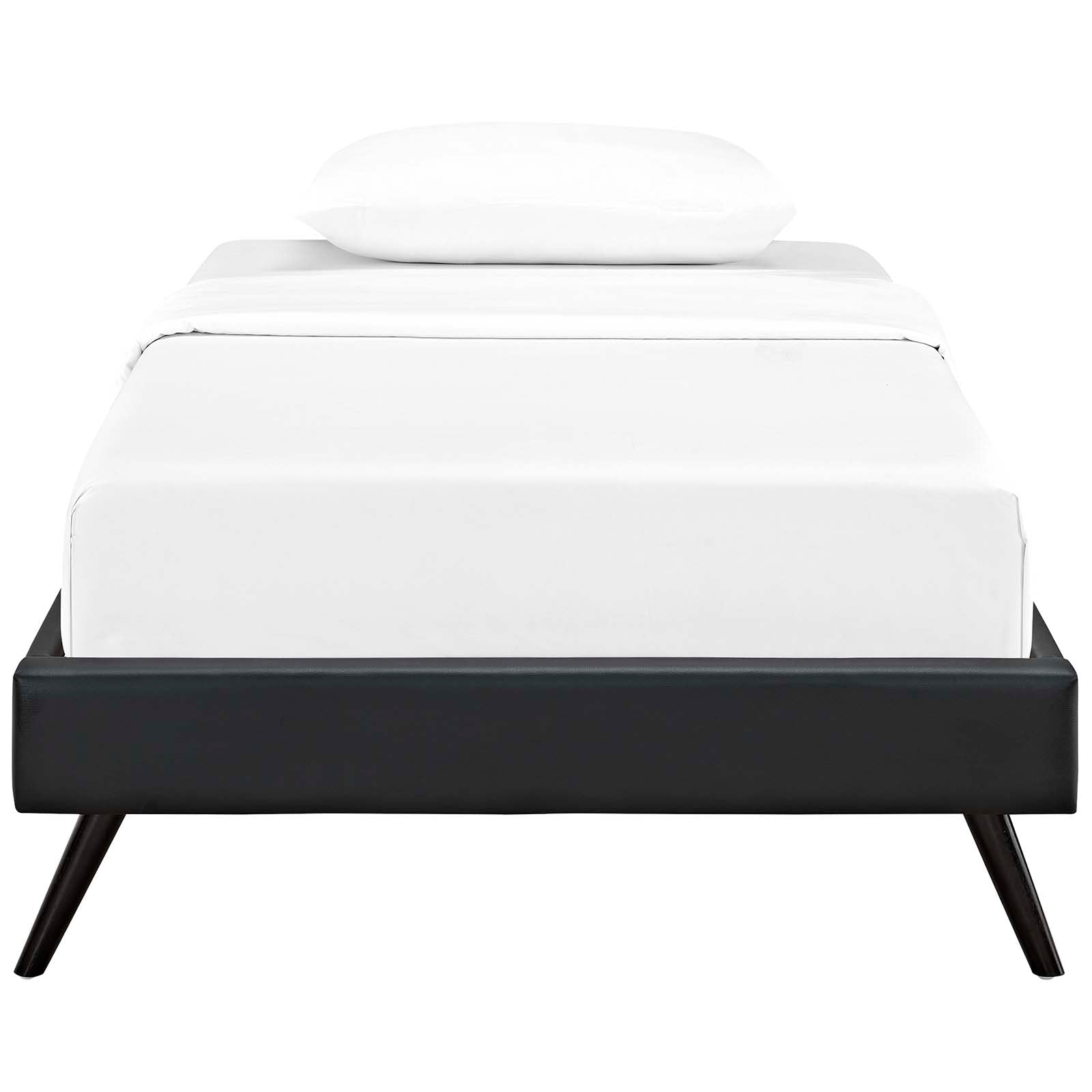 Modway Furniture Modern Loryn Twin Bed Frame with Round Splayed Legs - MOD-5886-Minimal & Modern