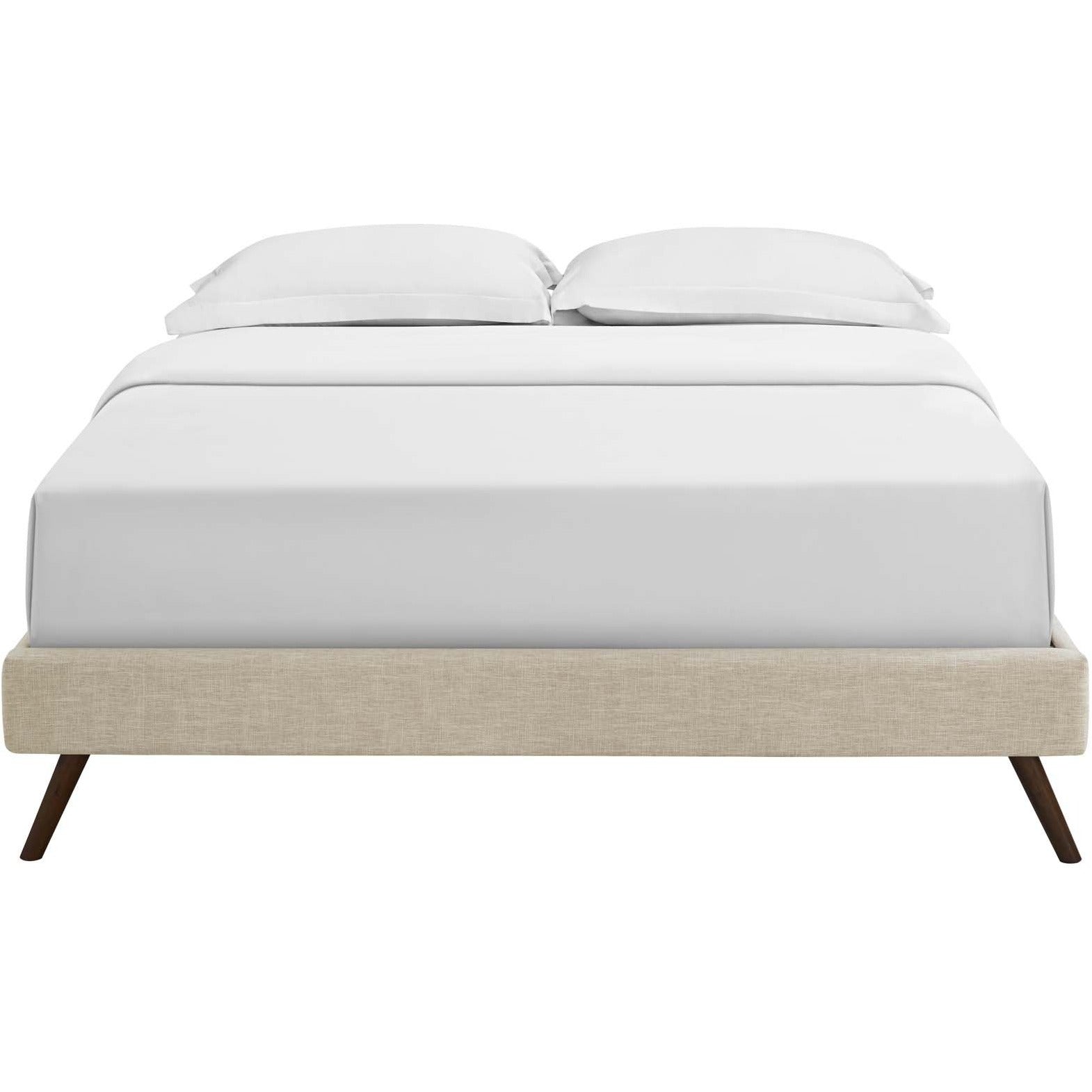 Modway Furniture Modern Loryn Full Bed Frame with Round Splayed Legs - MOD-5889-Minimal & Modern