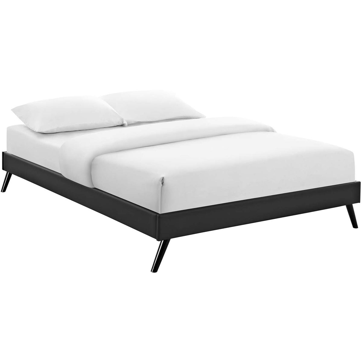 Modway Furniture Modern Loryn Queen Bed Frame with Round Splayed Legs - MOD-5890-Minimal & Modern
