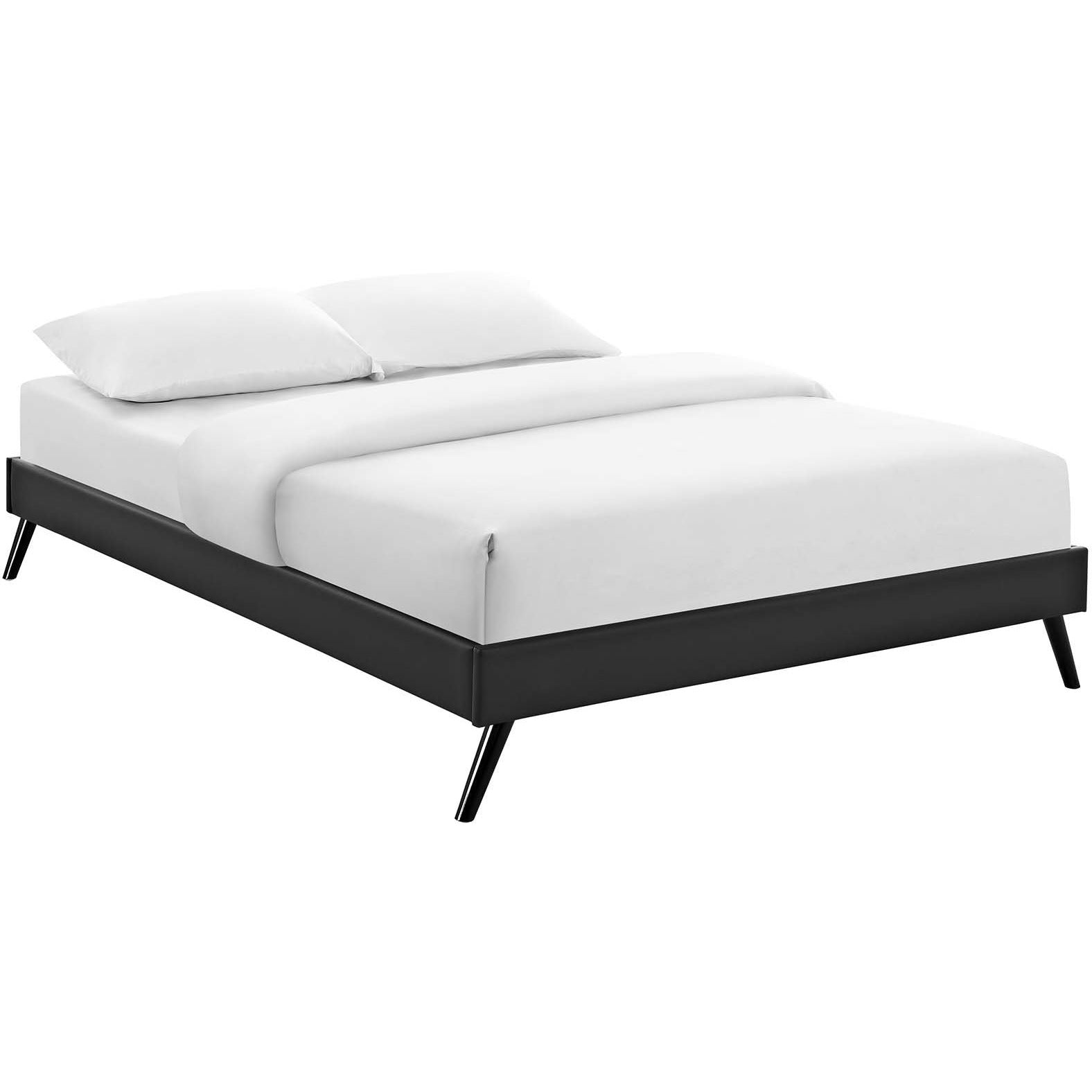 Modway Furniture Modern Loryn Queen Bed Frame with Round Splayed Legs - MOD-5890-Minimal & Modern