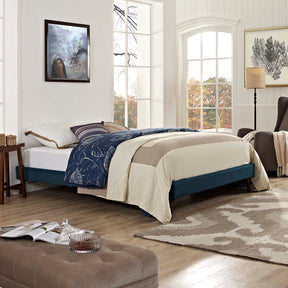 Modway Furniture Modern Loryn Queen Bed Frame with Round Splayed Legs - MOD-5891-Minimal & Modern