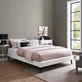 Modway Furniture Modern Loryn King Bed Frame with Round Splayed Legs - MOD-5892-Minimal & Modern