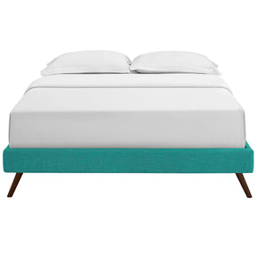 Modway Furniture Modern Loryn King Fabric Bed Frame with Round Splayed Legs - MOD-5893