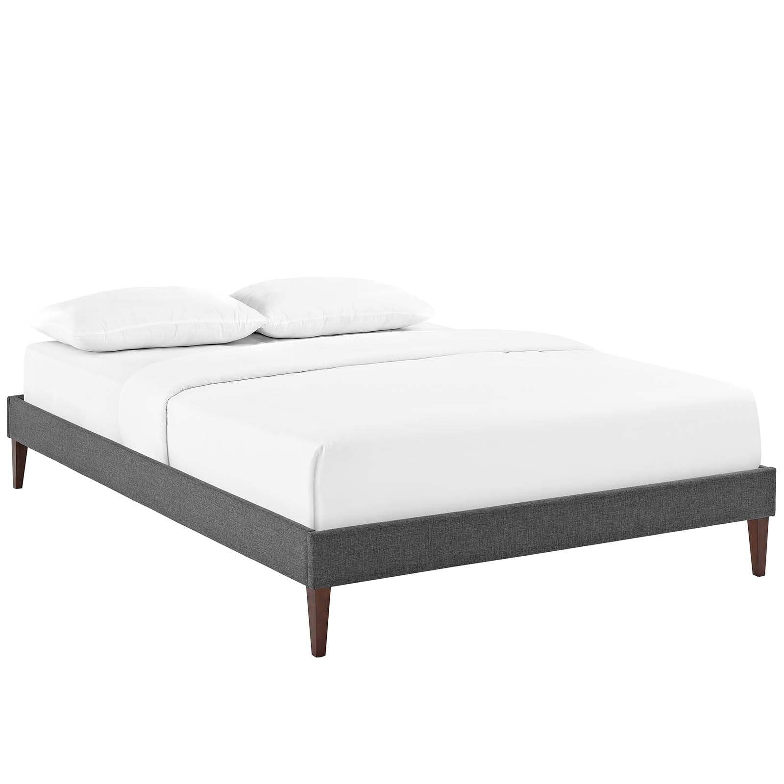 Modway Furniture Modern Tessie Full Fabric Bed Frame with Squared Tapered Legs - MOD-5897