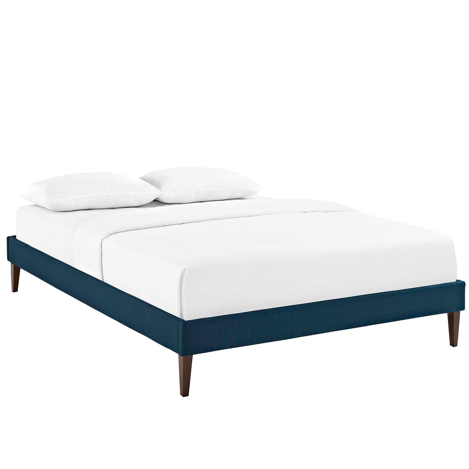 Modway Furniture Modern Tessie Queen Fabric Bed Frame with Squared Tapered Legs - MOD-5899