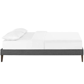 Modway Furniture Modern Tessie King Fabric Bed Frame with Squared Tapered Legs - MOD-5901