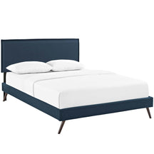Modway Furniture Modern Amaris Queen Fabric Platform Bed with Round Splayed Legs - MOD-5904