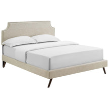 Modway Furniture Modern Corene Full Fabric Platform Bed with Round Splayed Legs - MOD-5945