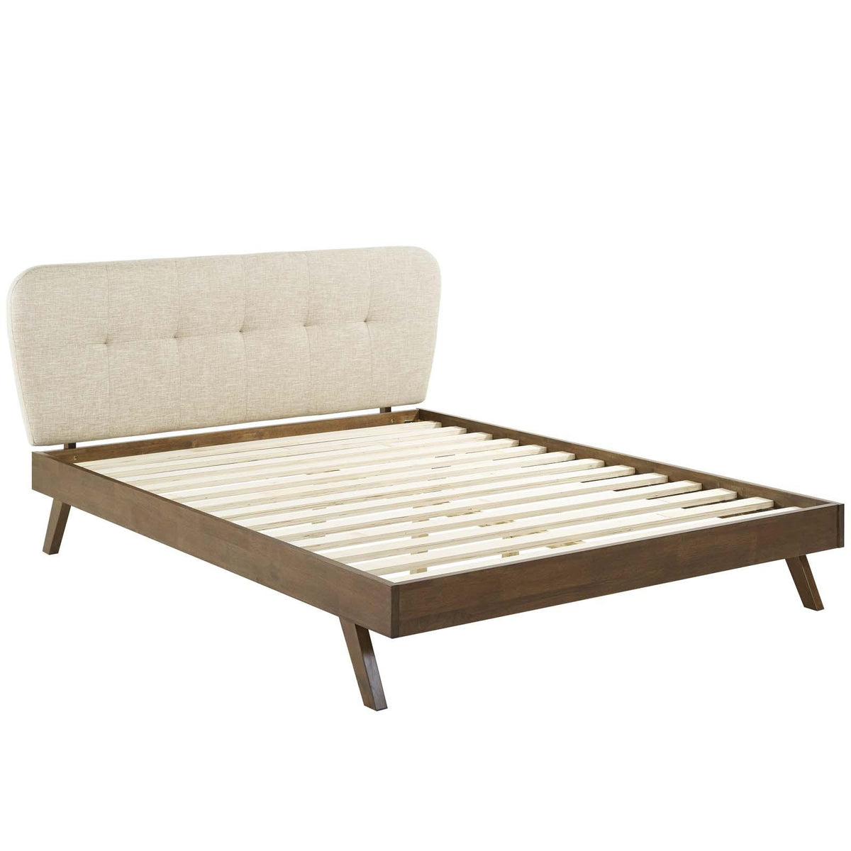 Modway Furniture Modern Gianna Queen Upholstered Polyester Fabric Platform Bed - MOD-6004