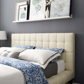 Modway Furniture Modern Julia Queen Biscuit Tufted Upholstered Fabric Platform Bed - MOD-6007