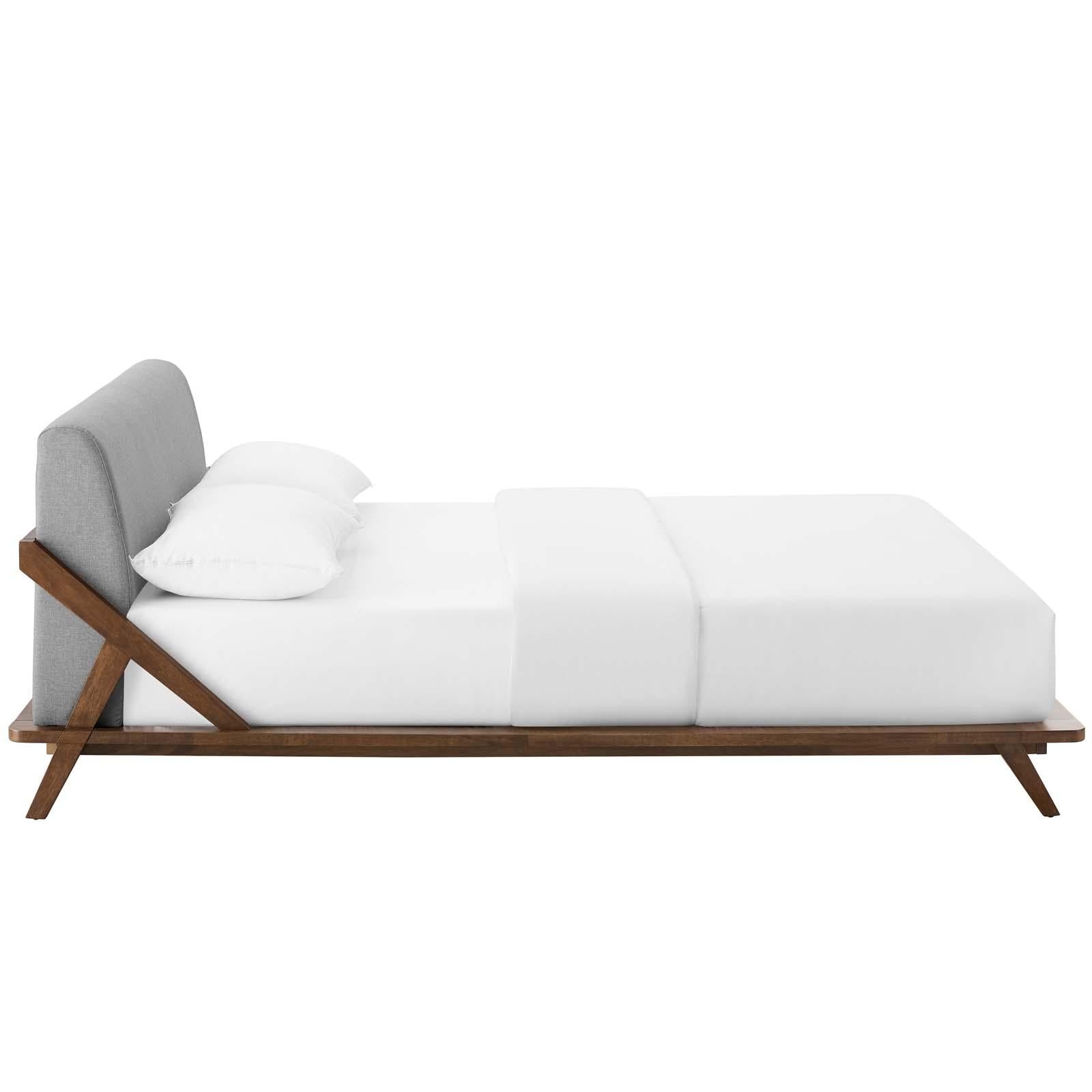 Modway Furniture Modern Luella Queen Upholstered Fabric Platform Bed - MOD-6047