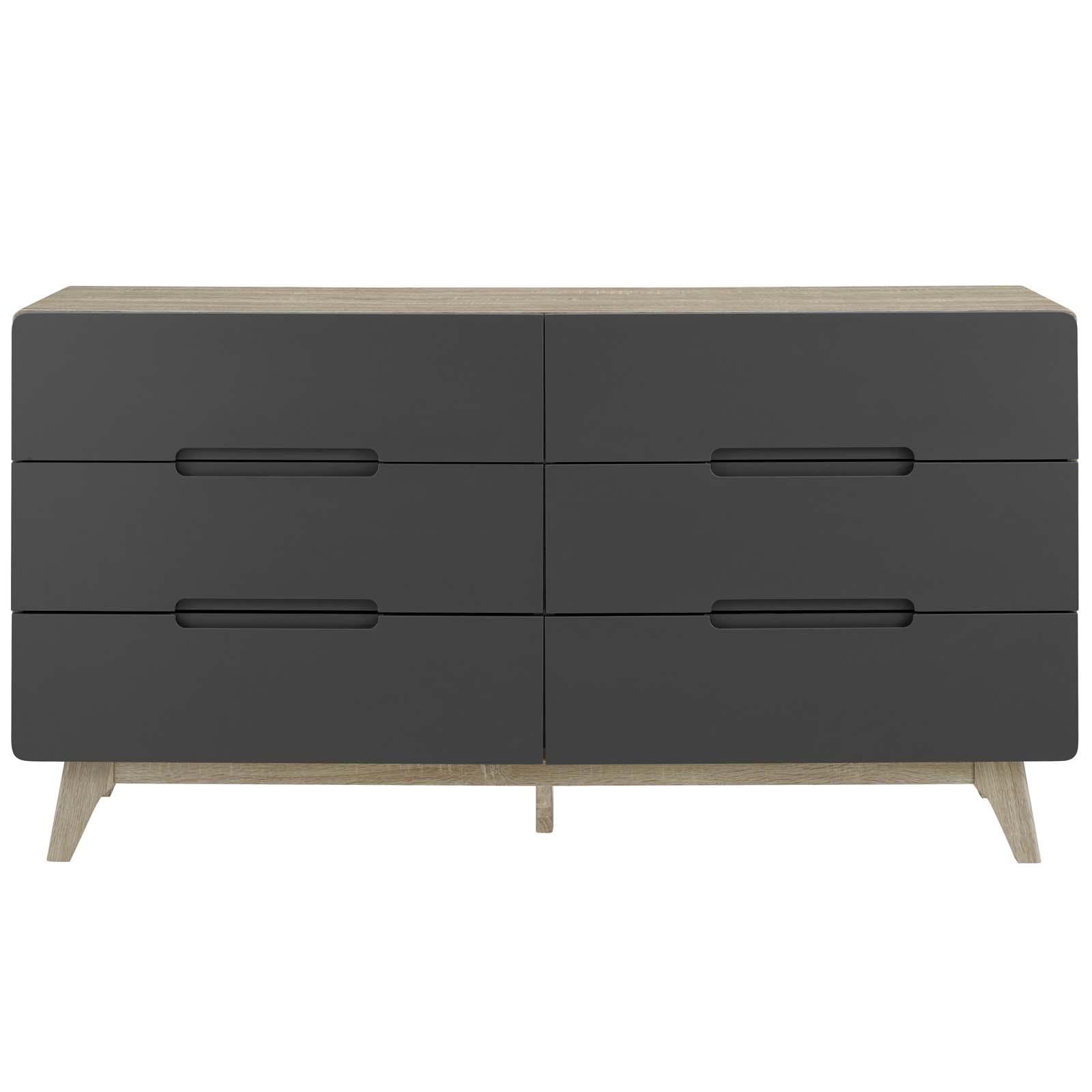 Modway Furniture Modern Origin Six-Drawer Wood Dresser or Display Stand - MOD-6076