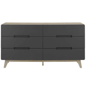 Modway Furniture Modern Origin Six-Drawer Wood Dresser or Display Stand - MOD-6076