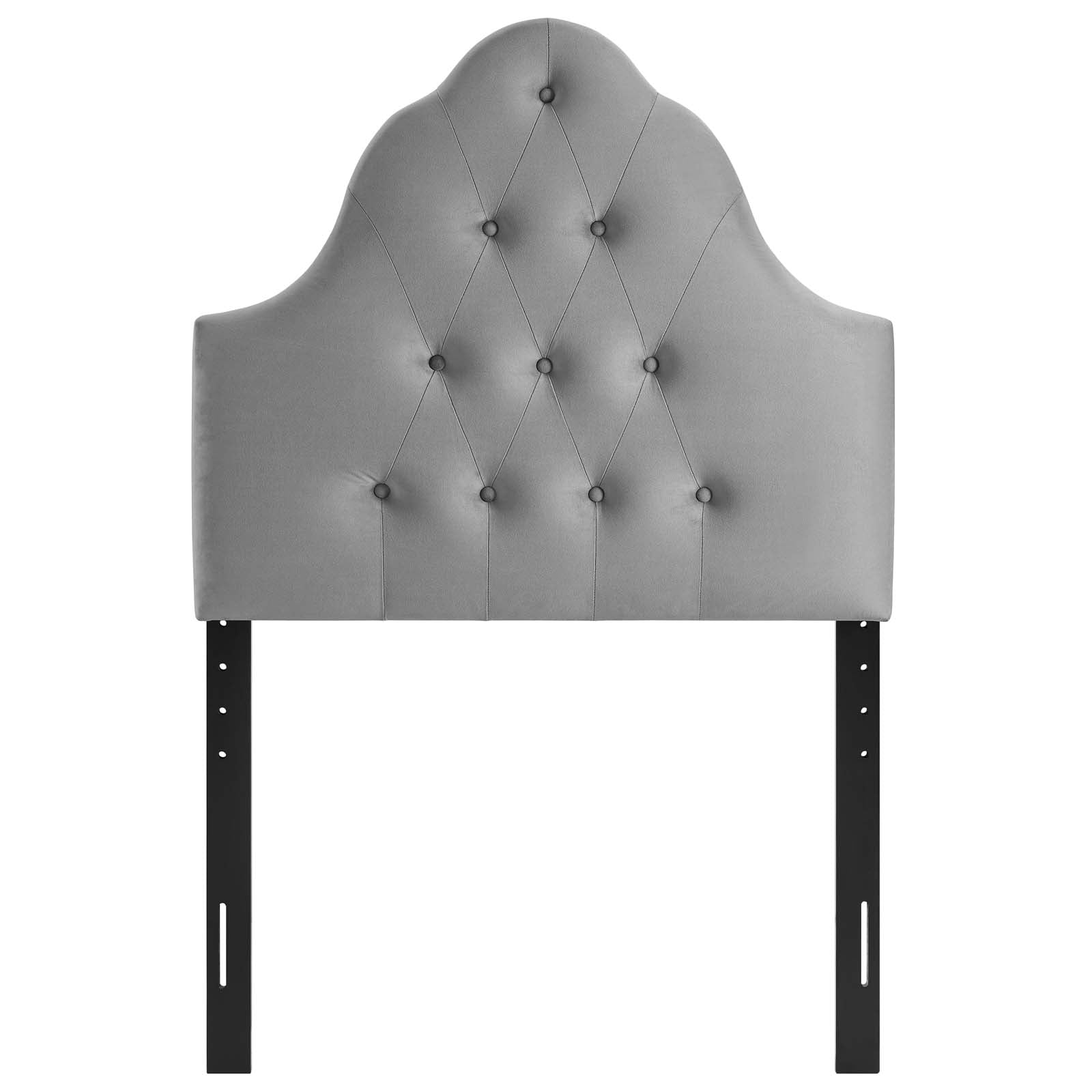 Modway Furniture Modern Sovereign Twin Diamond Tufted Performance Velvet Headboard - MOD-6122