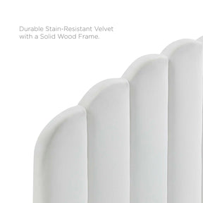 Modway Furniture Modern Veronique Twin Performance Velvet Headboard - MOD-6206