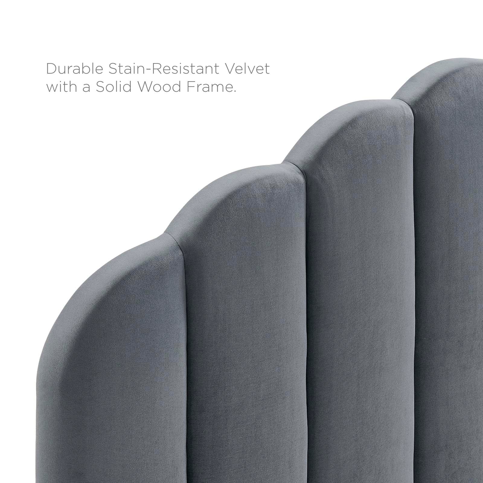 Modway Furniture Modern Veronique Full/Queen Performance Velvet Headboard - MOD-6207