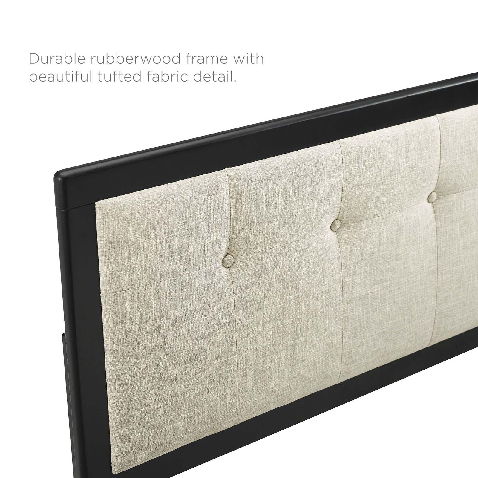 Modway Furniture Modern Draper Tufted King Fabric and Wood Headboard - MOD-6227