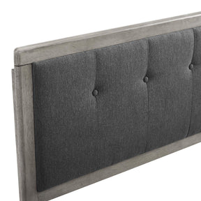 Modway Furniture Modern Draper Tufted King Fabric and Wood Headboard - MOD-6227