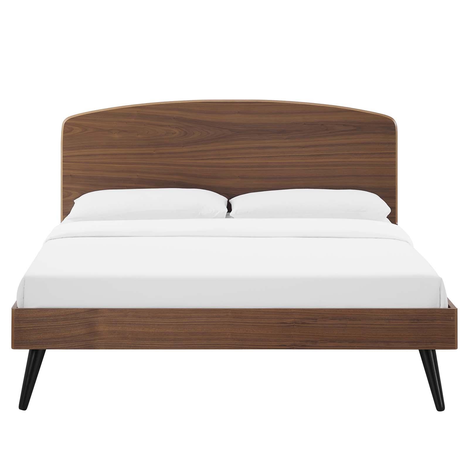 Modway Furniture Modern Bronwen Full Wood Platform Bed - MOD-6253