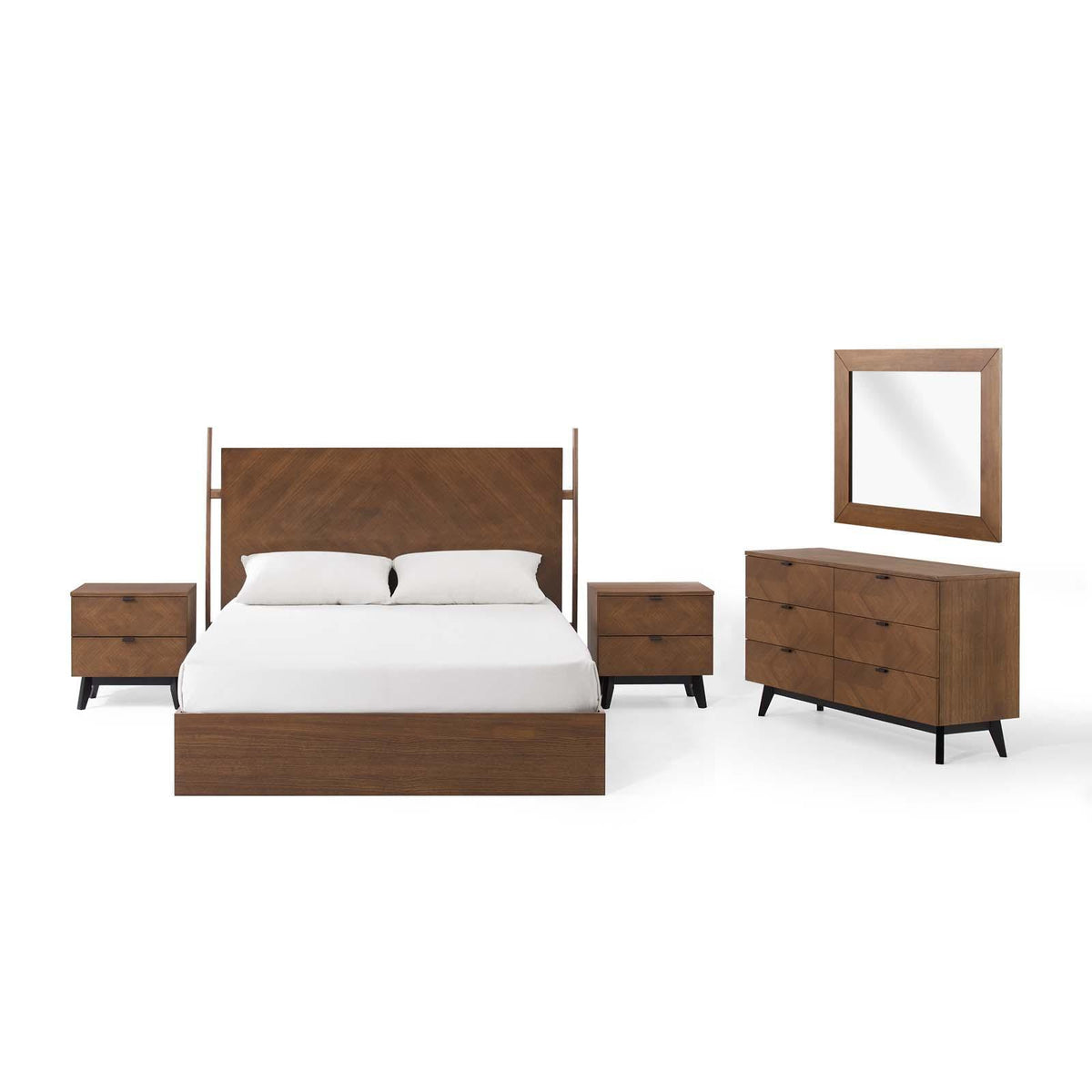 Modway Furniture Modern Kali 5-Piece Bedroom Set - MOD-6297