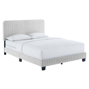 Modway Furniture Modern Celine Channel Tufted Performance Velvet Queen Bed - MOD-6330