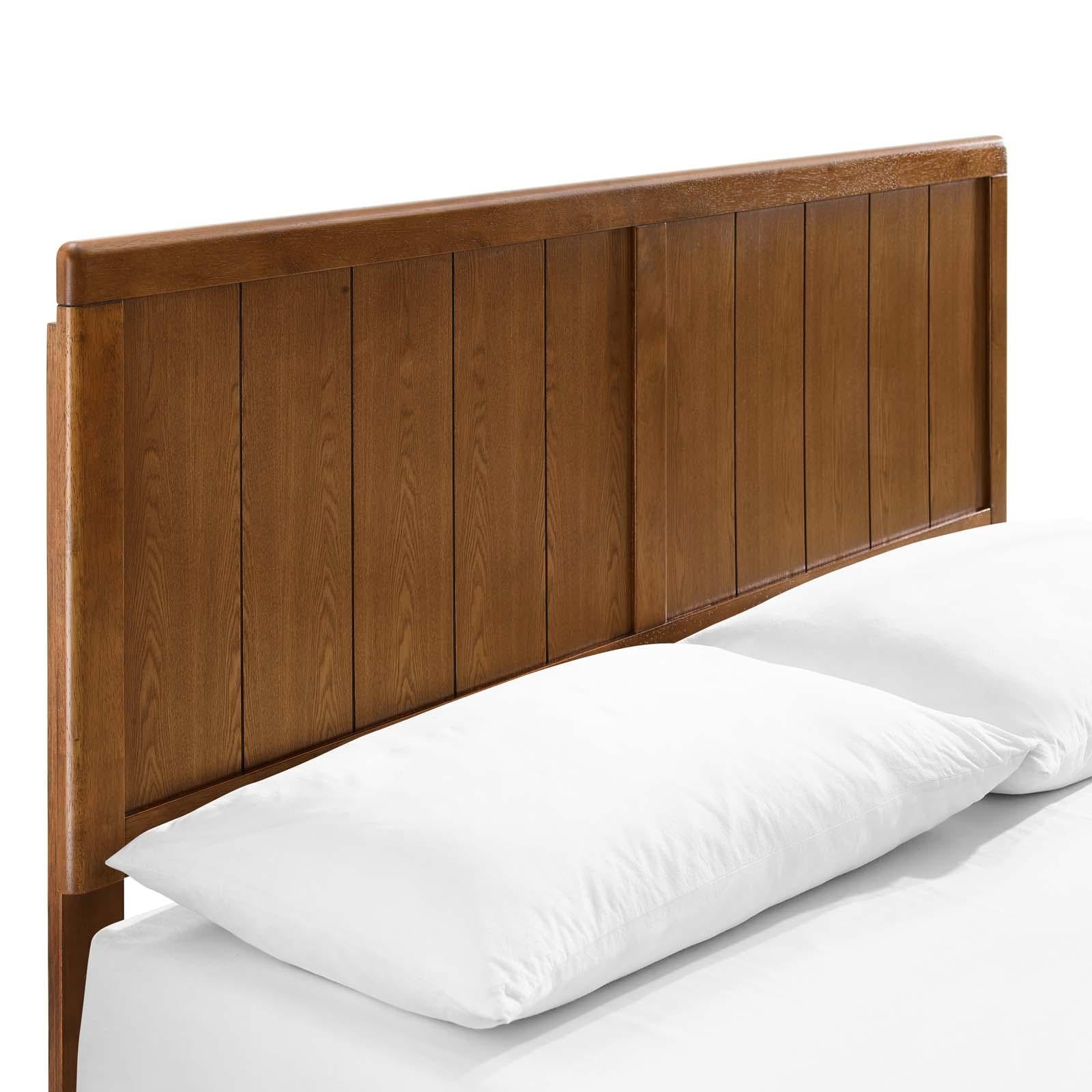 Modway Furniture Modern Alana Queen Wood Platform Bed With Angular Frame - MOD-6378