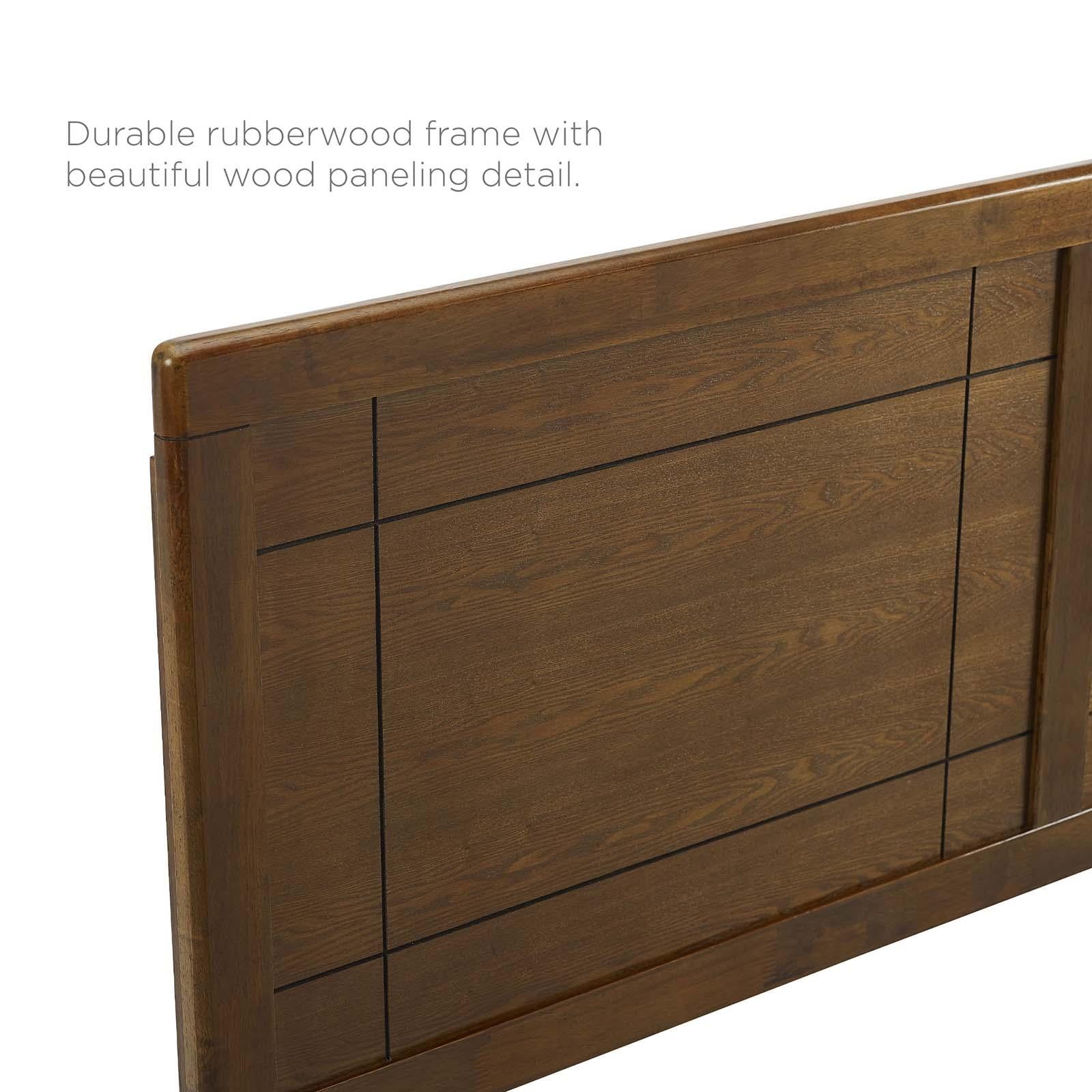 Modway Furniture Modern Marlee Queen Wood Platform Bed With Angular Frame - MOD-6381