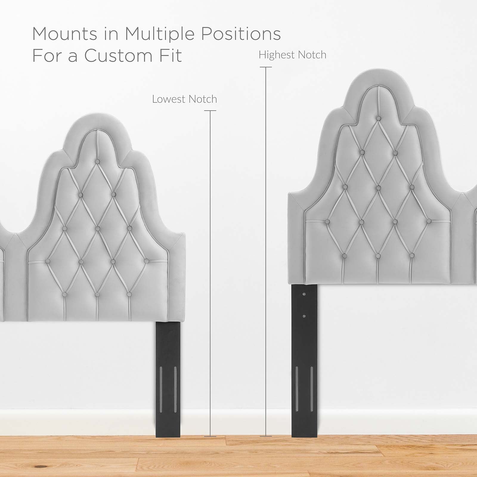 Modway Furniture Modern Augustine Tufted Performance Velvet King/California King Headboard - MOD-6415