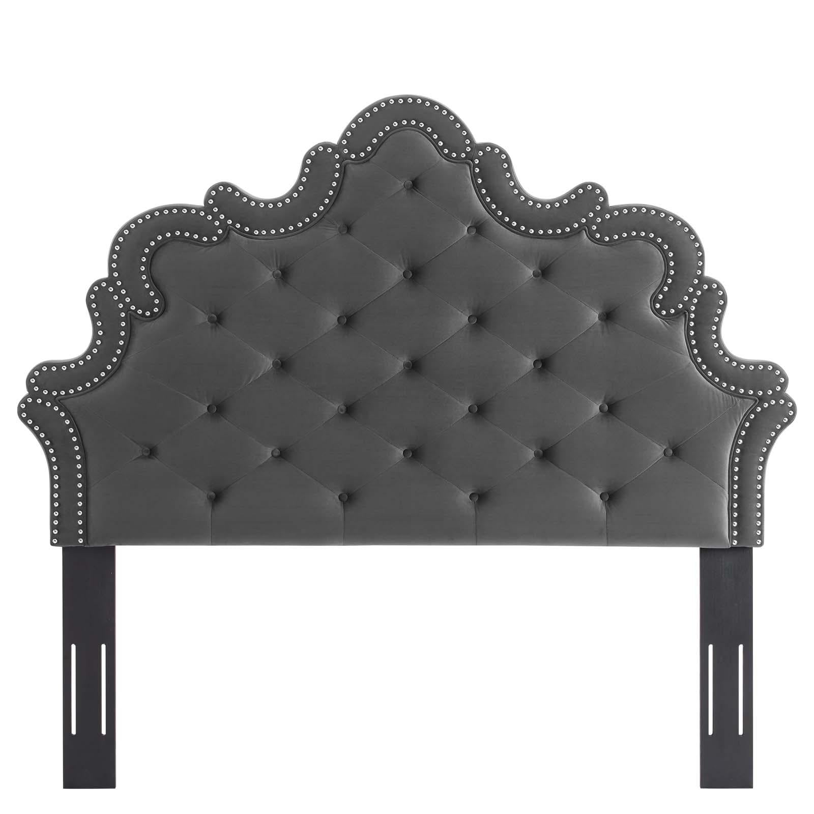 Modway Furniture Modern Arabella Button-Tufted Performance Velvet Full/Queen Headboard - MOD-6563