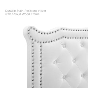 Modway Furniture Modern Clara Performance Velvet Queen Platform Bed - MOD-6594